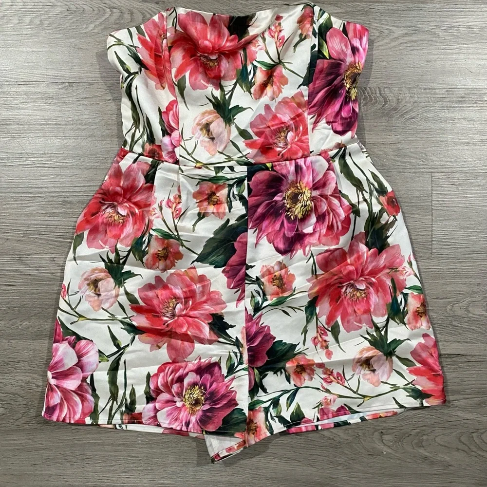 Express Women’s Floral‎ Strapless Romper